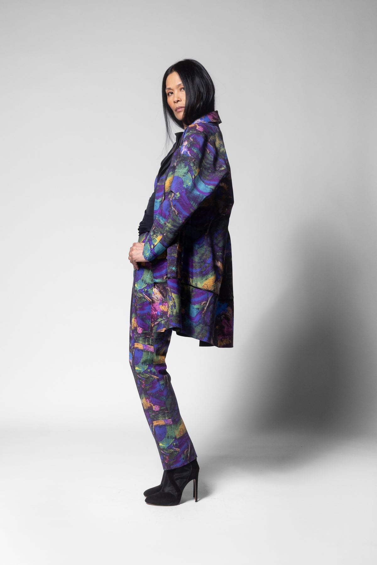 Zambak Coat - Istanbul Print