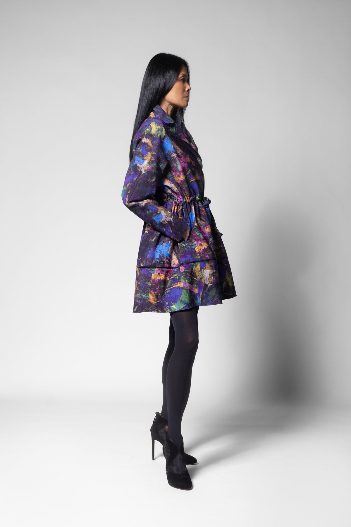 Zambak Coat - Istanbul Print