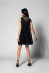 Zoe Mini Tunic - Black Laser