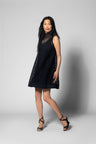 Zoe Mini Tunic - Black Laser
